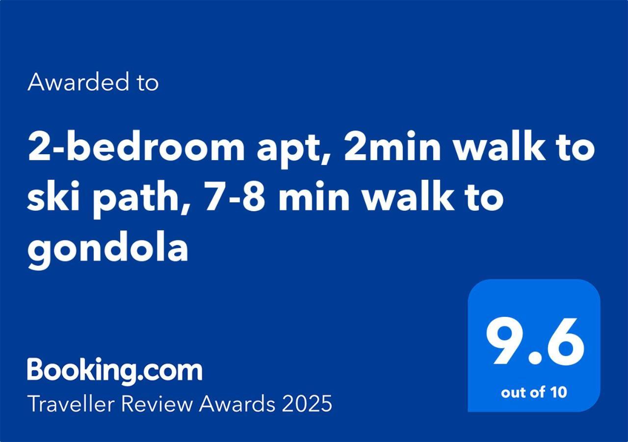 2-Bedroom Apt, 2Min Walk To Ski Path, 7-8 Min Walk To Gondola Банско Екстериор снимка